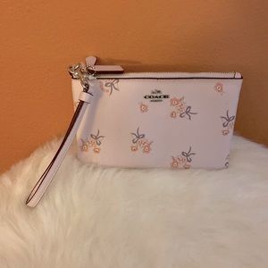 Pink Coach Wristlet